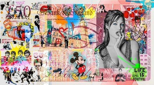 Love Is The Answer by Diederik Van Apple - Mixed Media on Aluminium
